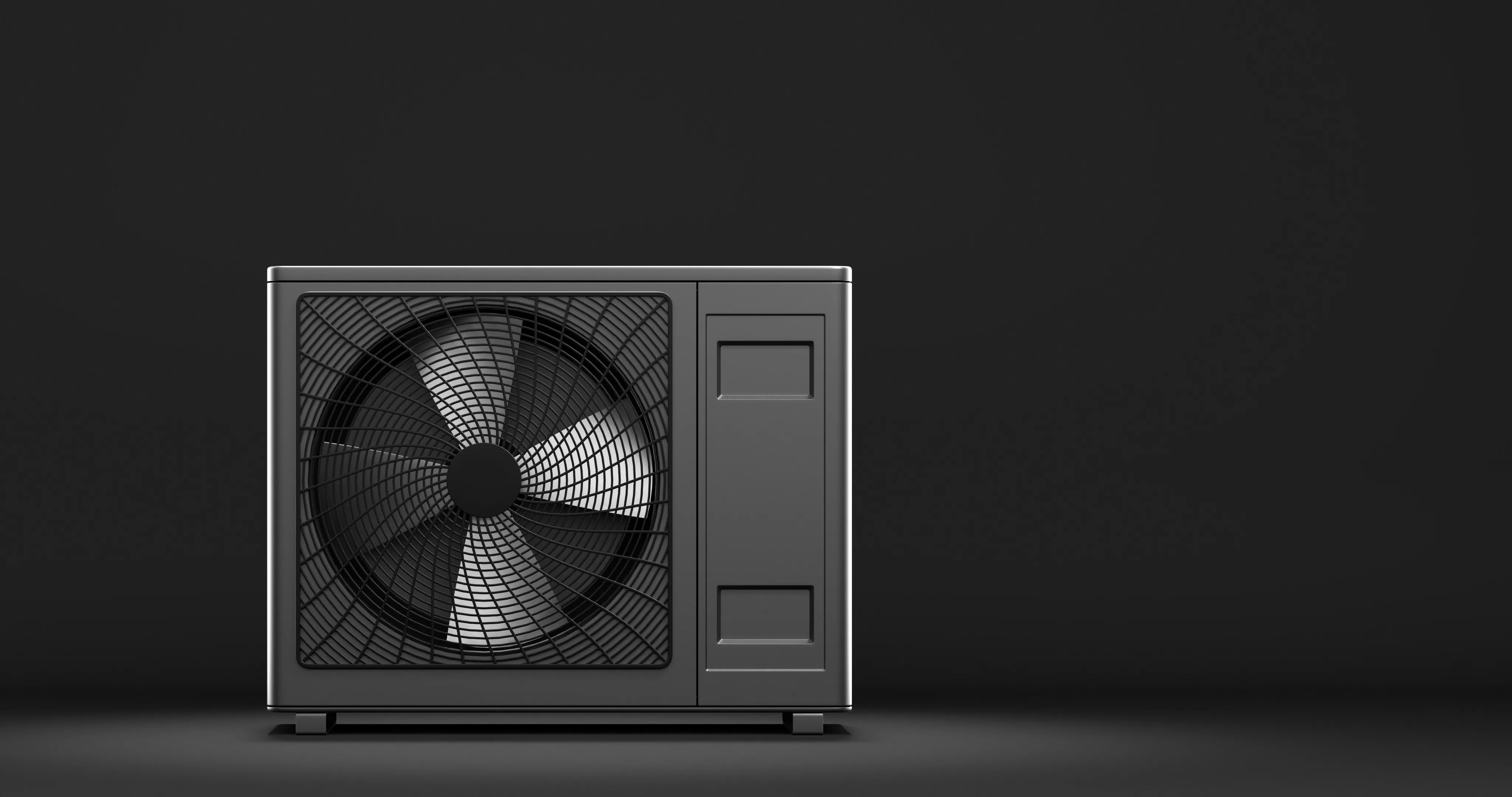 Air source heat pump installation