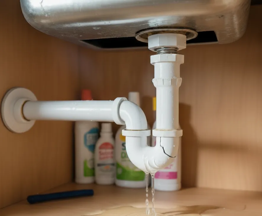 Tracing and repairing a leaking pipe